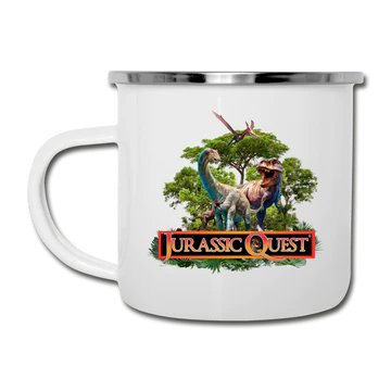 Jurassic Quest Classic Campsite Mug